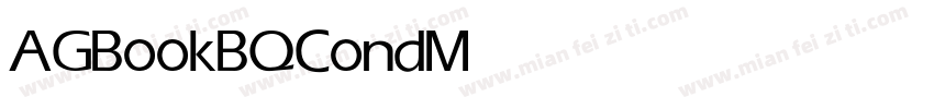AGBookBQCond Medium字体转换